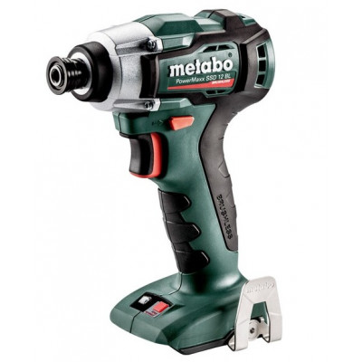 Акумуляторний ударний гайкокрут Metabo PowerMaxx SSD 12 BL Каркас (601115890) (без акумулятора і ЗП)