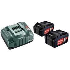 Комплект акумуляторів Metabo (Li-Power 18 В, 5.2 А*год, 2 шт.) + зарядний пристрій ASC 145 (685051000)