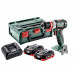 Акумуляторний дриль-шурупокрут Metabo BS 18 L BL Quick, 2 акб 18V Li-Power 4.0 Ah та з/п ASC 55, в кейсі metaBOX 145