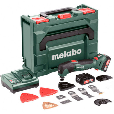 Акумуляторний універсальний різак Metabo MT 12 Powermaxx + 2 акб 2,0Ah + зарядний пристрій SC 30 + metaBOX 145