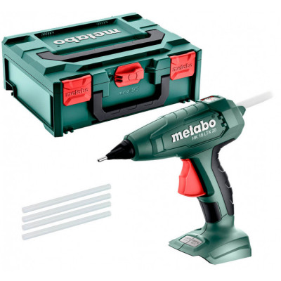 Акумуляторний клейовий пістолет Metabo HK 18 LTX 20, без акб, з 5 стрижнями в MetaBOX 145