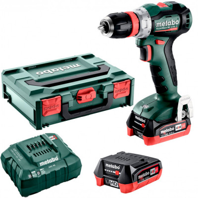 Акумуляторний дриль-шуруповерт Metabo PowerMaxx BS 12 BL Q, 2 акб LiHD 12V 4 Ah, з/п в MetaBox 118