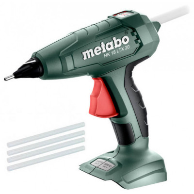 Акумуляторний клейовий пістолет Metabo HK 18 LTX 20 із 5 стрижнями без акб і з/п