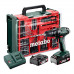 Акумуляторний ударний дриль-шурупокрут Metabo SB 18, 2 акб 18 V 2.0 Ah, з/п SC 30, у кейсі
