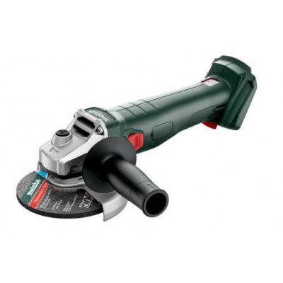 Акумуляторна кутова шліфмашина Metabo W 18 L 9-125 Quick щіткова, без акб і з/п, в metaBOX 165 L