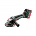 Акумуляторна кутова шліфмашина Metabo WVB 18 LT BL 11-125 Quick, 2 акб LiHD 5.5Ah, з/п ASC 145, в metaBOX 165 L