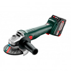 Акумуляторна кутова шліфмашина Metabo W 18 L 9-125 Quick щіткова c 2 акб 5.2Ah, з/п ASC в metaBOX 165 L