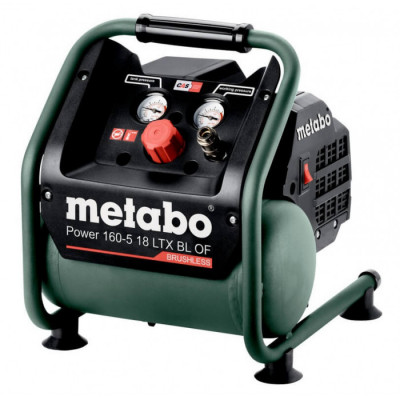 Акумуляторний компресор Metabo Power 160-5 18 LTX BL OF, без акб і з/п