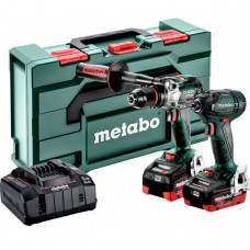 Набір інструментів Metabo Combo Set 2.1.15 18 V, 2 акб 18 В LiHD 5.5 Ah, з/п, кейс metaBOX 145 L