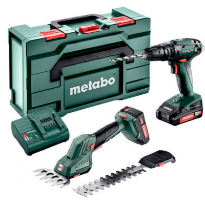 Набір інструментів Metabo Combo Set 2.2.4 18V, 2 акб 18 В Li-Power 2.0 Ah, з/п, кейс MetaBox 165 L