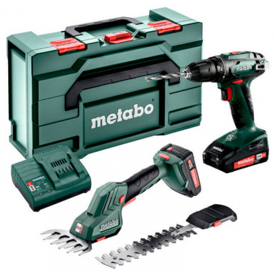 Набір інструментів Metabo Combo Set 2.2.5 18 V, 2 акб 18 В Li-Power 2.0 Ah, з/п, кейс MetaBox 165 L