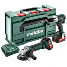 Набір акумуляторних інструментів Metabo Combo Set 2.4.2, 2 акб 18 В Li-Power 4.0 Ah, з/п, кейс metaBOX 165 L