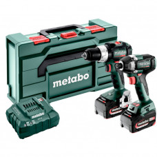 Набір акумуляторних інструментів Metabo Combo Set 2.8.8 18 V, 2 акб 18 В Li-Power 5.2 Ah, з/п, кейс metaBOX 145 L