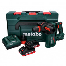 Акумуляторний безщітковий перфоратор Metabo KH 18 LTX BL 24 Q, 2 акб 5.5 Ah, з/п + metaBOX 165 L