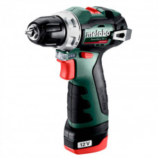 Акумуляторний безщітковий дриль-шуруповерт Metabo POWERMAXX BS BL, 2 акб 12 В Li-Power 2.0 Ah , з/п, кейс