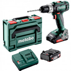 Акумуляторний ударний дриль Metabo SB 18 L, 2 акб 18 В Li-Power 2.0 Ah, з/п, кейс