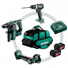 Набір інструментів Metabo Combo Set 3.1.1, 2 акб 18 В Li-Power 4.0 Ah, з/п, кейс