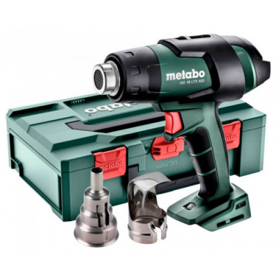 Акумуляторний термофен Metabo HG 18 LTX 500 каркас, без акб і з/п, у кейсі MetaBox 145 L