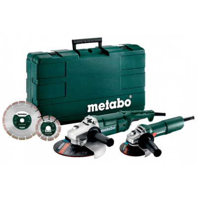 Кутові шліфмашини Metabo COMBO SET WE 2200-230 та W 750-125