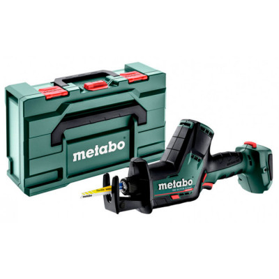 Акумуляторна шабельна пила Metabo SSE 18 LTX BL COMPACT без акб і з/п, в кейсі MetaBOX 145