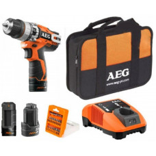 Дриль шурупокрут AEG BSB12C2 LI-KIT2B (4935447996)