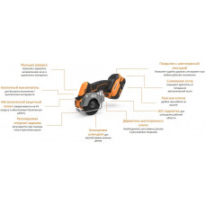 Безщіткового акумуляторна універсальна пила AEG BMMS18SBL-0 (4935472280) без АКБ та ЗП