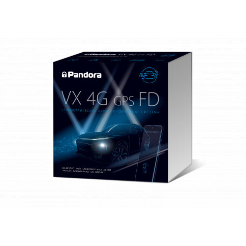 Автосигналізація Pandora VX-4G FD (GSM 4G, Bluetooth, автозапуск, CAN FD)