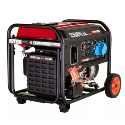 Генератор дизельний 6,5/7,0 КВт (ручний+електр. пуск), КВІТКА PRO