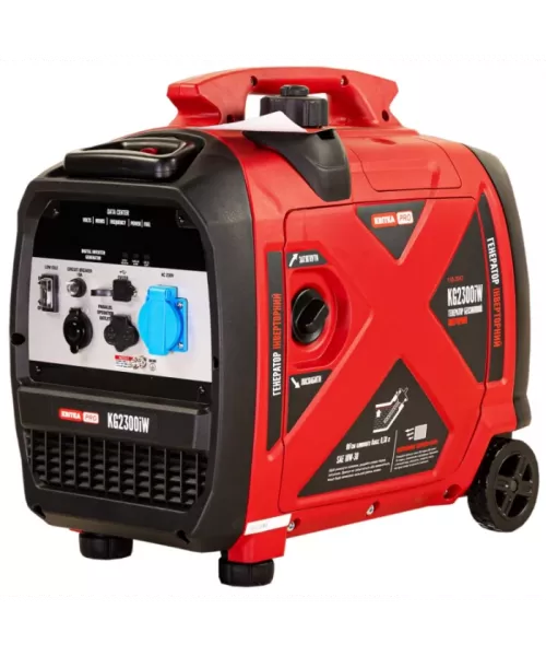 Генератор інверторний в корпусі 1,8/2,3 КВт KG2300iW ручний пуск, КВІТКА PRO