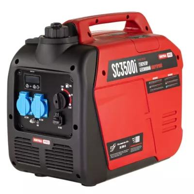 Генератор інверторний в корпусі 3,0/3,2 КВт KG3500i ручний пуск, КВІТКА PRO