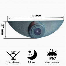 Камера Prime-X B8019W з широким кутом огляду NISSAN Qashqai.