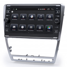 Штатна магнітола Prime-X 22-185/9K, 4+64, 4G. SKODA Octavia 2008-2013