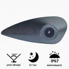 Камера Prime-X C8238W широкоугольная HYUNDAI (универсальна для найбільшої емблеми), Santa Fe (2019).