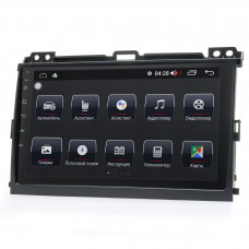 Штатна магнітола Prime-X 22-002/9B, 4+32, 4G. TOYOTA Land Cruiser Prado (120) 2002-2009