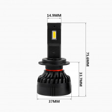 Комплект світлодіодних ламп H7 (5000К) Prime-X F Pro (2 шт.)
