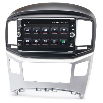 Штатна магнітола Prime-X 22-604/8K, 4+64, 4G. HYUNDAI H-1 2015-2020 Silver