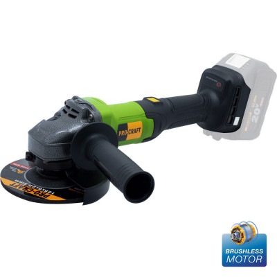 Акумуляторна болгарка Procraft PGA20 (без акб та зп)