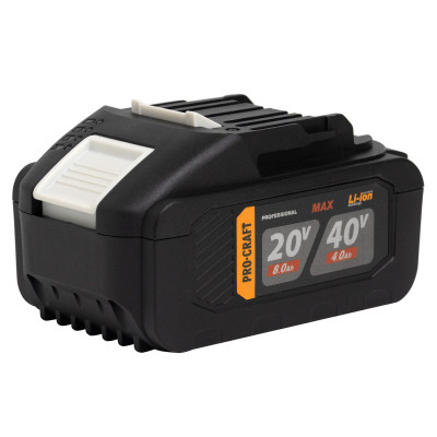 Акумуляторна батарея Procraft Battery20/40 (20В 8Аг, 40В 4Аг)