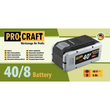 Акумуляторна батарея Procraft Battery40/8