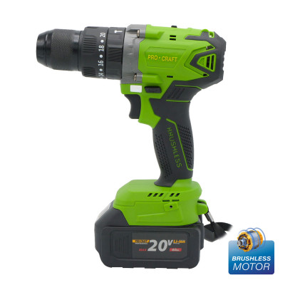 Шуруповерт Procraft PA18BL Universal Extra (з 1 акб та зп)