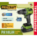 Шуруповерт Procraft PA18LiH з ударом (1 акб і зп)