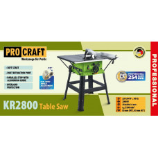 Стаціонарна циркулярна пила Procraft KR2800