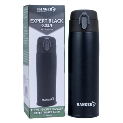 Термокружка Ranger Expert 0,35 L Black (Арт. RA 9930) (Безкоштовна доставка)