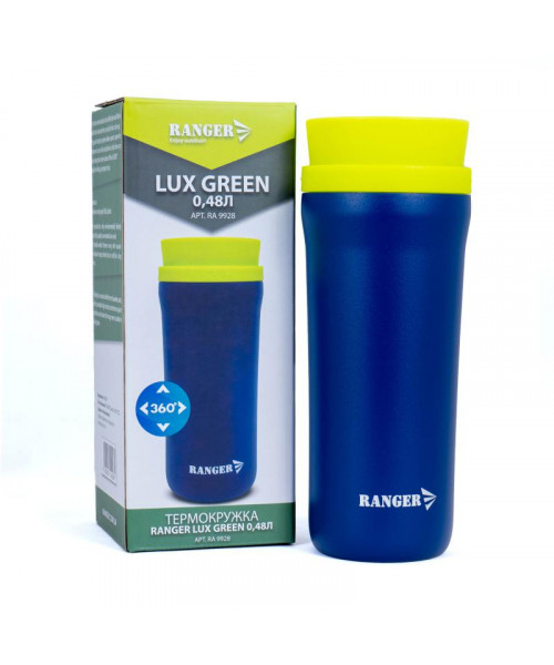 Термокружка Ranger Lux 0,48 L Green (Арт. RA 9928)