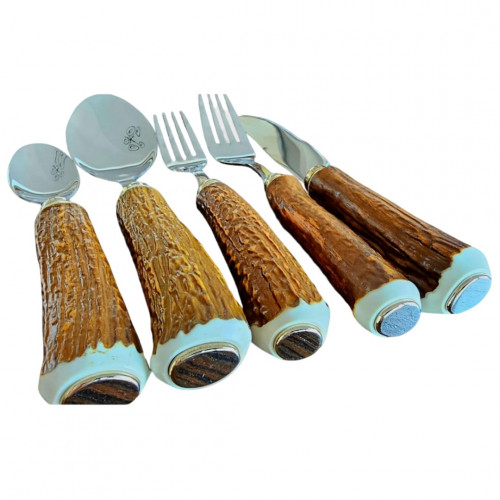 Набір столовий "Мисливський" (5 предметів) (Арт. 470-01) Набір столовий "Мисливський" (5 предметів) (Арт. 470-01)