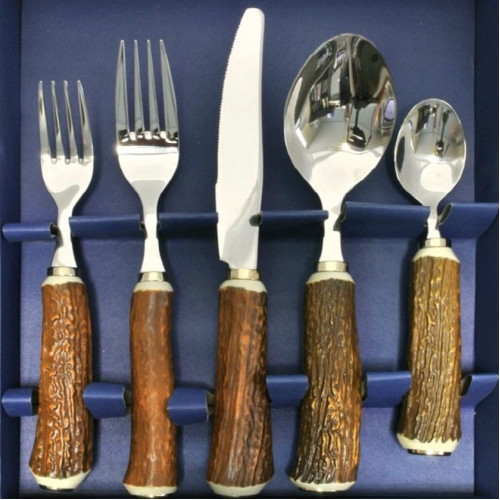 Набір столовий "Мисливський" (5 предметів) (Арт. 470-01) Набір столовий "Мисливський" (5 предметів) (Арт. 470-01)