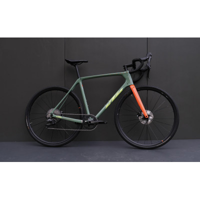 Велосипед KTM X-STRADA MASTER рама L/57, бирюзовый (оранжево-лайм), 2021 (тестовый)
