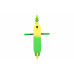 Самокат трюковий Hipe H1 Yellow/Green
