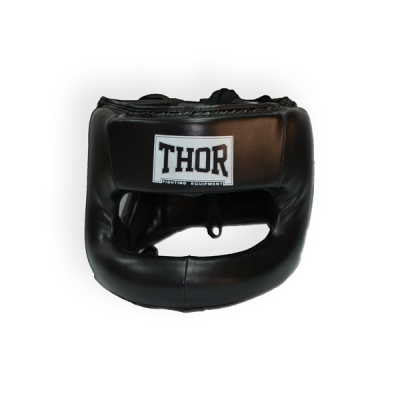 Шолом для боксу THOR NOSE PROTECTION 707 XL / PU / чорний