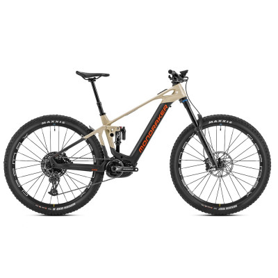 Електровелосипед MONDRAKER CRAFTY CARBON R 29' T-M, Carbon / Desert Grey / Orange (2023/2024)